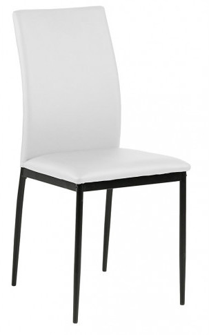 Tapicerowane krzesło białe Mervi 3X