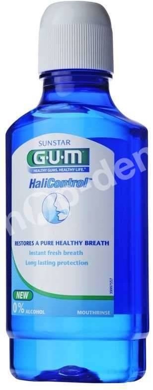 Sunstar Gum Butler GUM Butler HaliControl - płyn do płukania jamy ustnej przywraca świeży oddech bez alkoholu 300ml