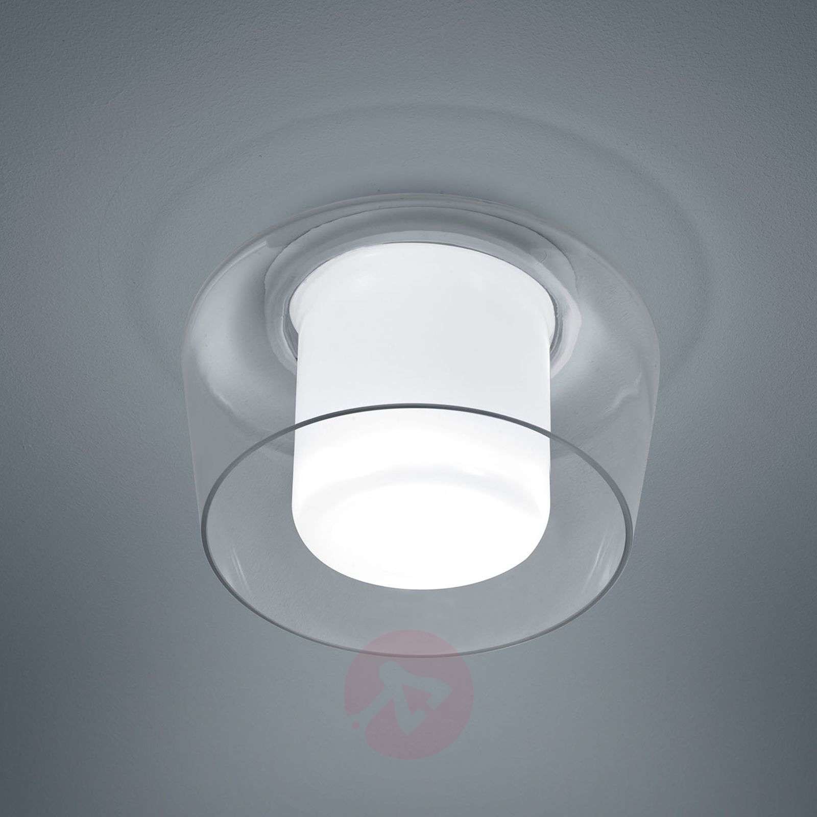 Helestra Canio lampa sufitowa, przezroczysta