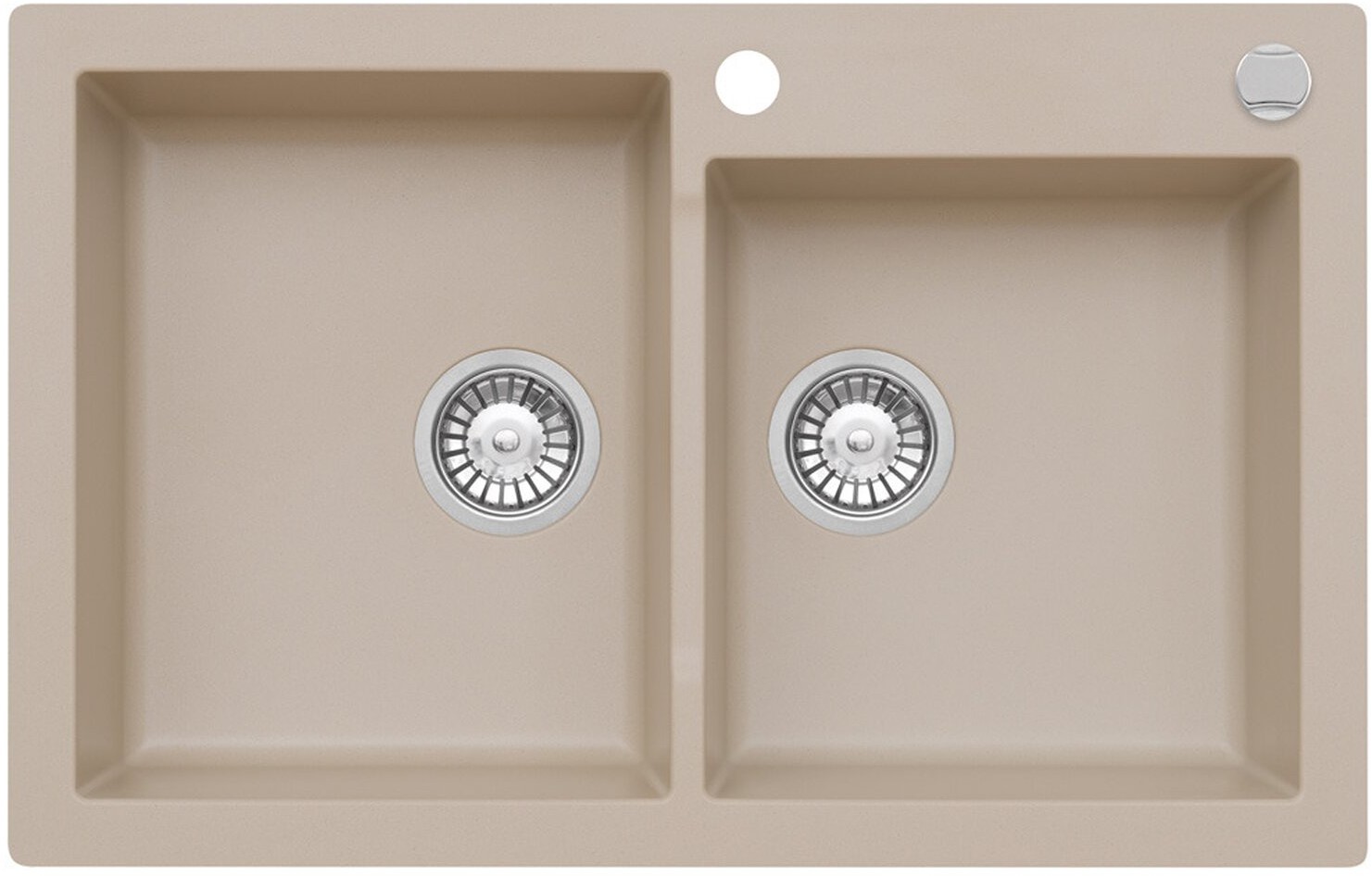 AXIS GROUP Zlew Mojito 140 2-komorowy caffe latte