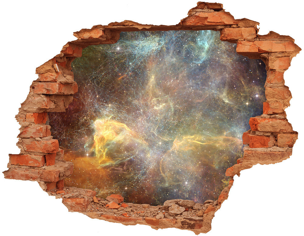 Wallmuralia.pl Dziura 3d fototapeta naklejka Kosmos