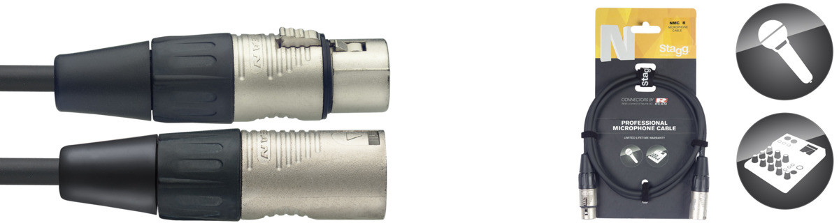 STAGG NMC20R - kabel mikrofonowy 20m