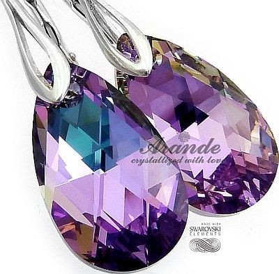 Swarovski Najnowsze! Przepiękne Kolczyki Srebro Vl