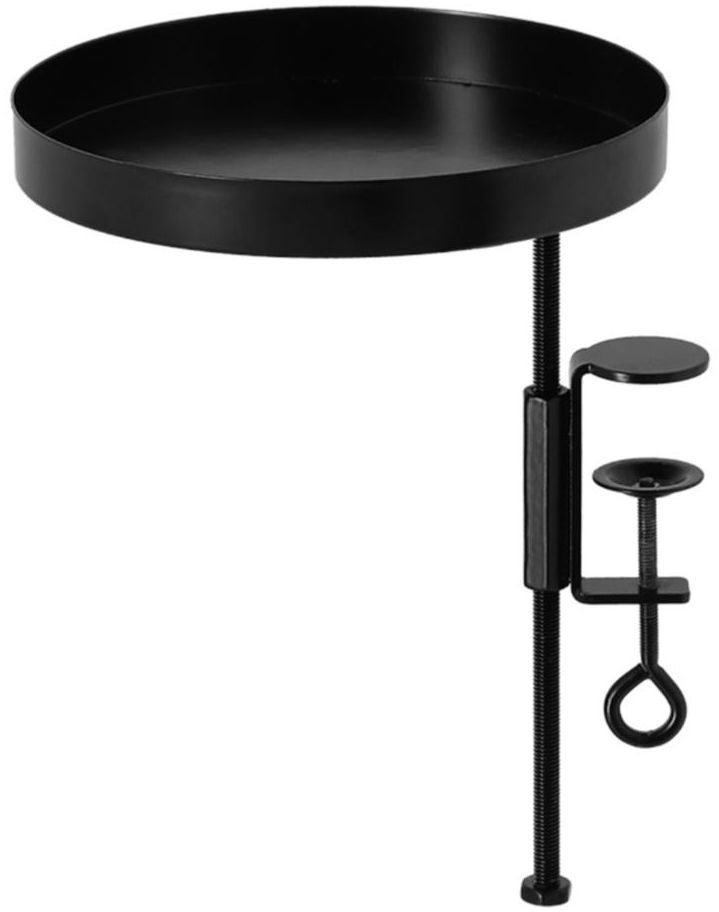 Kwietnik na parapet śr.18 cm czarny loftowy