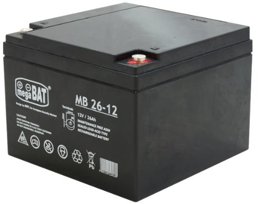 Akumulator Agm Mb 26-12 (12V 26Ah)