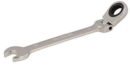 Silverline klucz płaski z grzechotką do wszechstronnego zastosowania 763605