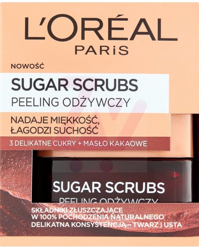 Loreal Paris Paris Sugar Scrubs Peeling odżywczy 50 ml