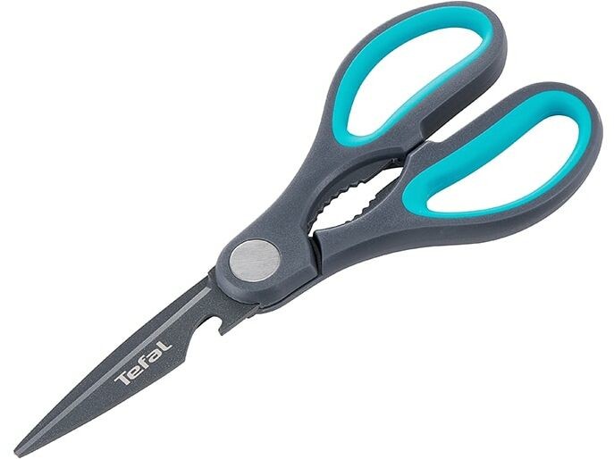 Tefal Nożyce kuchenne w kolorze szaro-turkusowym - dł. 21 cm