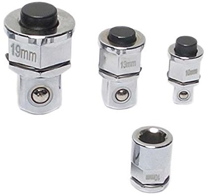 BGS Adapter  komplet do klucz oczkowy z grzechotką, 4-częściowy, 1 sztuki, 8210
