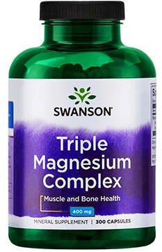 SWANSON Triple Magnesium Complex [ 400mg ] [ 300caps ] -