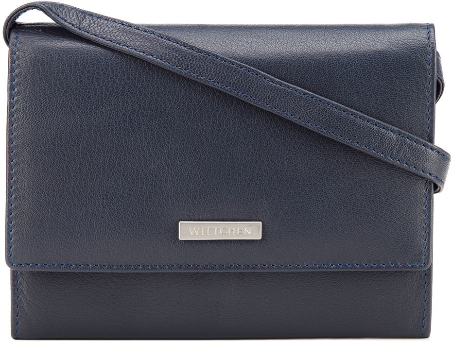 Wittchen Damski portfelik crossbody ze skóry