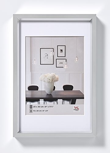 Tworzywo sztuczne ramka zdjęcia Steel Style, srebro, 20 x 30 cm