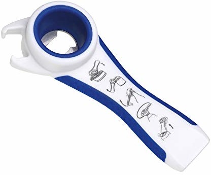 First Aid Only P-10009 otwieracz 5 w 1, otwieracz do butelek, otwieracz do puszek, biały/niebieski