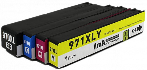 HP 4x Tusz Do HP 970XL 971XL 250/110ml CMYK