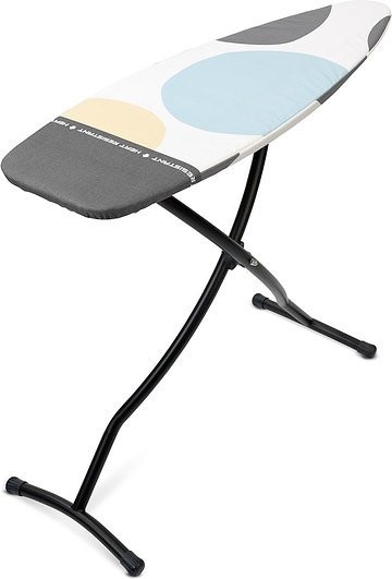 Brabantia Deska do prasowania Perfect Flow spring bubbles rozm. D szara z podstawą na gorące żelazko 134760