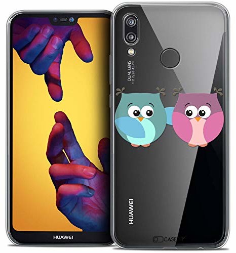 Caseink Etui do Huawei P20 Lite, dwie sowy CRYSPRNTP20LITERLOVEOWLS