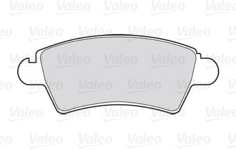VALEO Zestaw klocków hamulcowych, hamulce tarczowe 301462