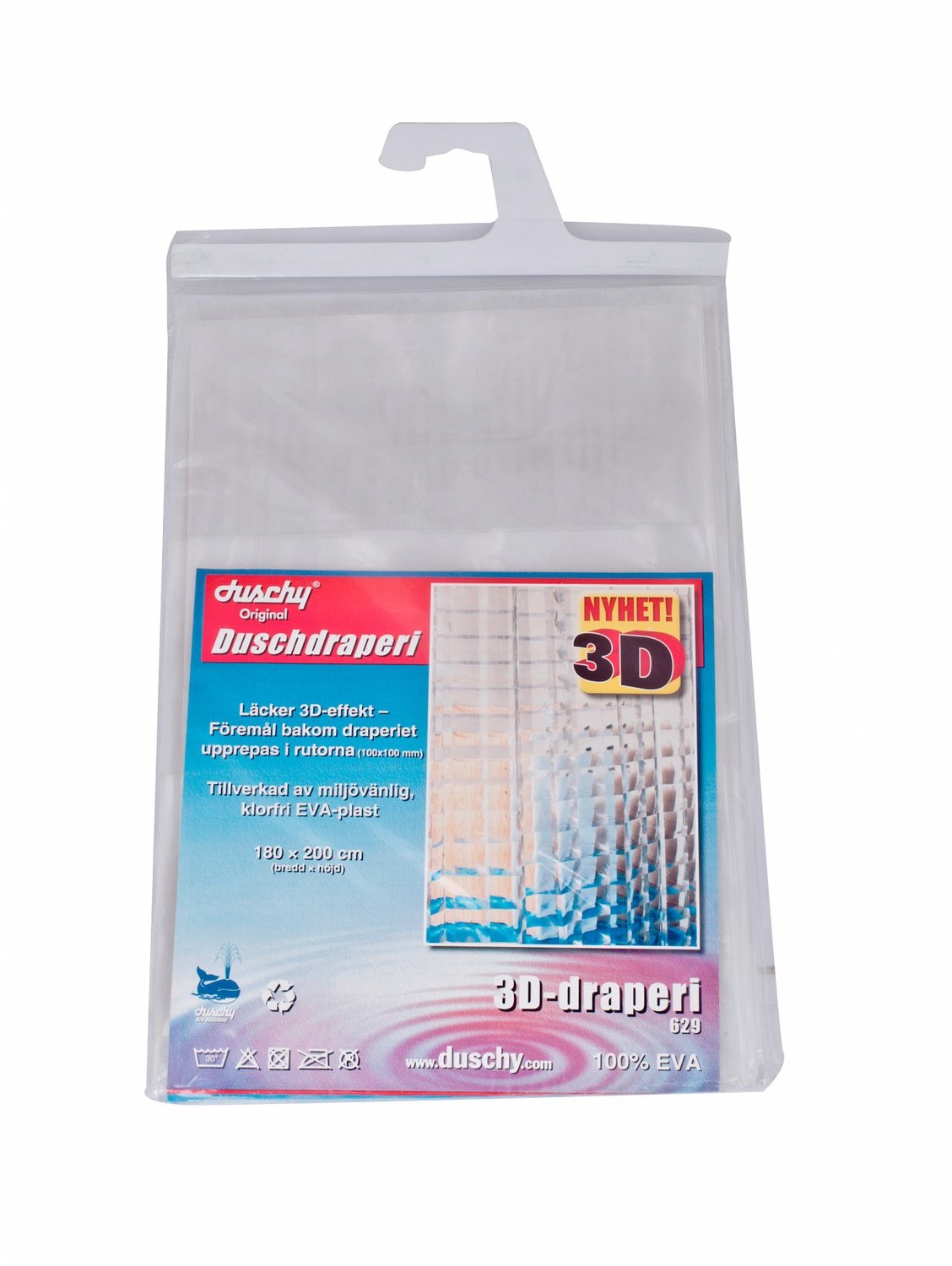 Duschy Zasłonka prysznicowa 3D 180 cm x 200 cm