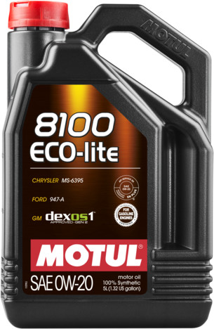 Motul 8100 Eco-Lite 0W20/L 101526