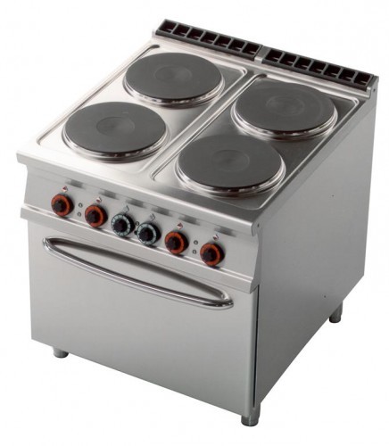 RM Gastro Kuchnia elektryczna z piekarnikiem GN 2/1 CF4 - 98 ET