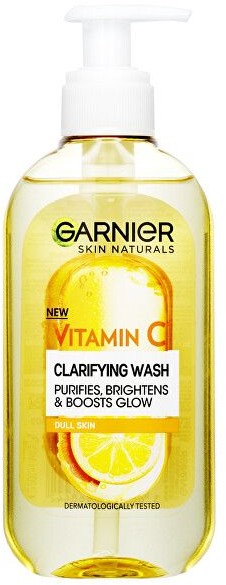 Garnier Rozjaśniający żel myjący z witaminą C Skin Natura l s Clarify ing Wash) 200 ml