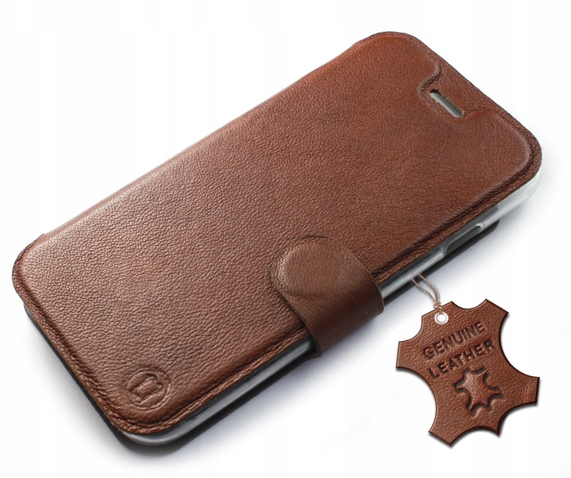 Samsung Etui ze skóry naturalnej Mobiwear do Htc U Ultra
