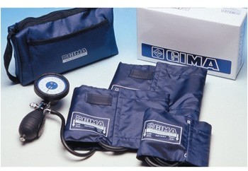 GIMA ROMA Ciśnieniomierz zegarowy ZESTAW 3 mankietów Ciśnieniomierz zegarowy zintegrowany jednoprzewodowy TOW017356