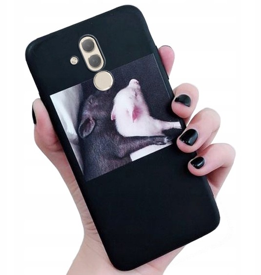 Etui matowe do Huawei Mate 20 Lite wzory + Szkło