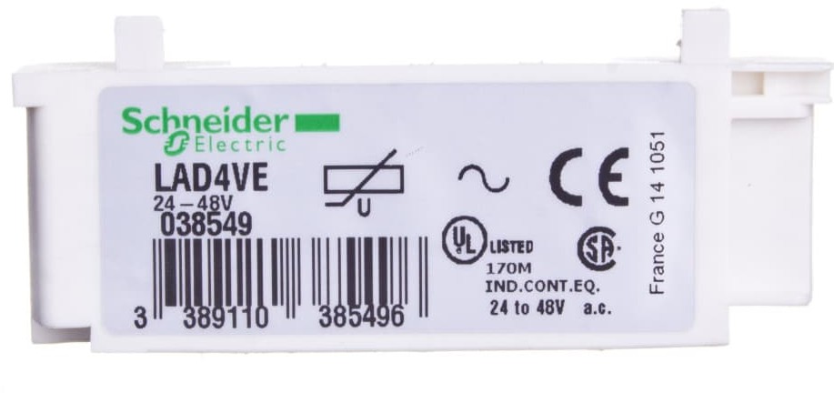 Schneider Electric Układ ochronny warystor 24-48V AC LAD4VE