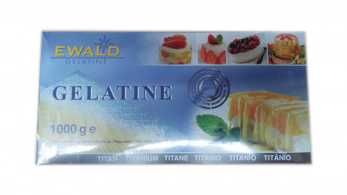Żelatyna w listkach wieprz 200szt) 1kg Ewald Ks6039-5813E