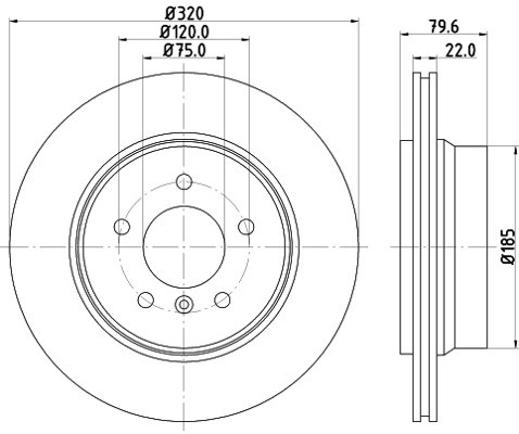 HELLA PAGID Tarcza hamulcowa PAGID 8DD 355 112-251