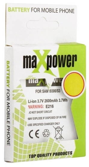 Samsung MAX POWER Bateria i8160 1500mAh MaxPower 7560 Trend