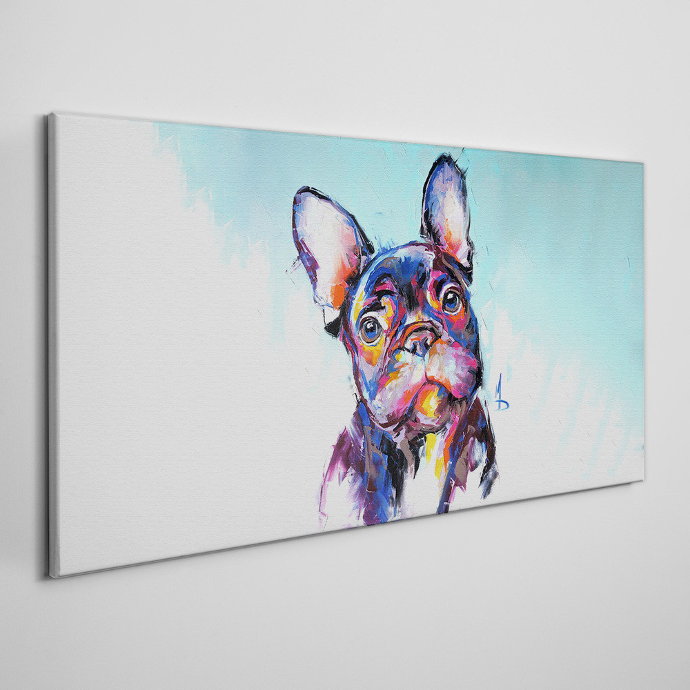 PL Coloray Obraz Canvas Zwierzę Pies Abstrakcja 100x50cm