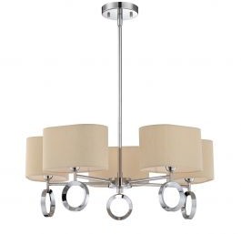 Quoizel Brock QZS-BRK5005C żyrandol 5x60W/E27 QZS-BRK5005C