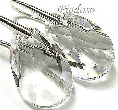Swarovski Certyfikat Piękne kolczyki CRYSTAL