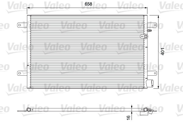 VALEO skraplacz 814004