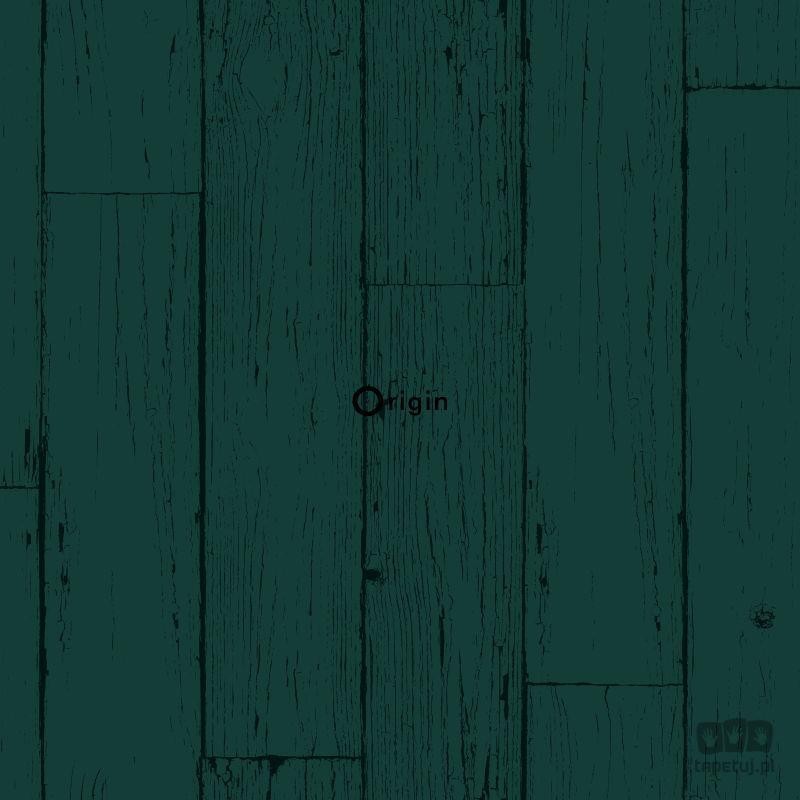 Origin Tapeta na flizelinie w deski panele zielone drewno 347536_origin