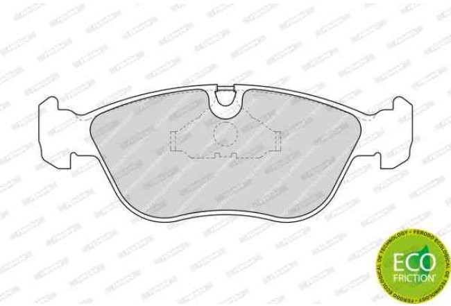 FERODO (FEDERAL-MOGUL) Zestaw klocków hamulcowych, hamulce tarczowe (FEDERAL-MOGUL) FDB1285