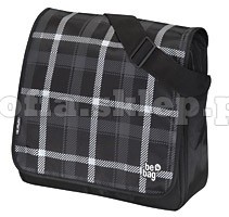Herlitz Torba kurierska/na ramię Be.bag Karo grey/black