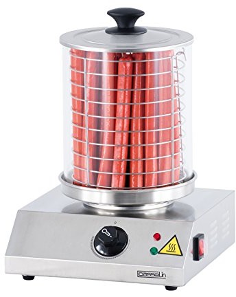 Casselin wurstwaermer 800 W ze stali nierdzewnej z termostatem dzbanek szklany  30 °C  100 °C cmh2