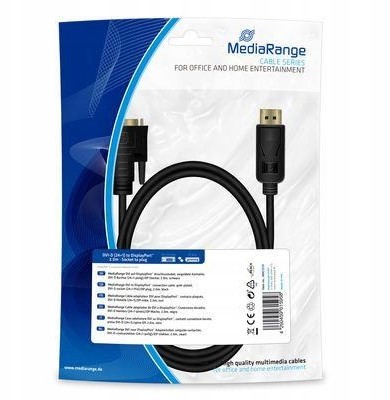 Kabel DVI to DisplayPort MediaRange MRCS131 DVI-D/