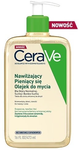 LOréal CeraVe nawilżający pieniący się olejek do mycia 473ml