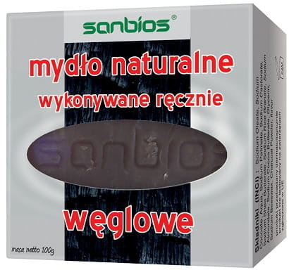 Sanbios mydło węglowe 100g 5908230845680