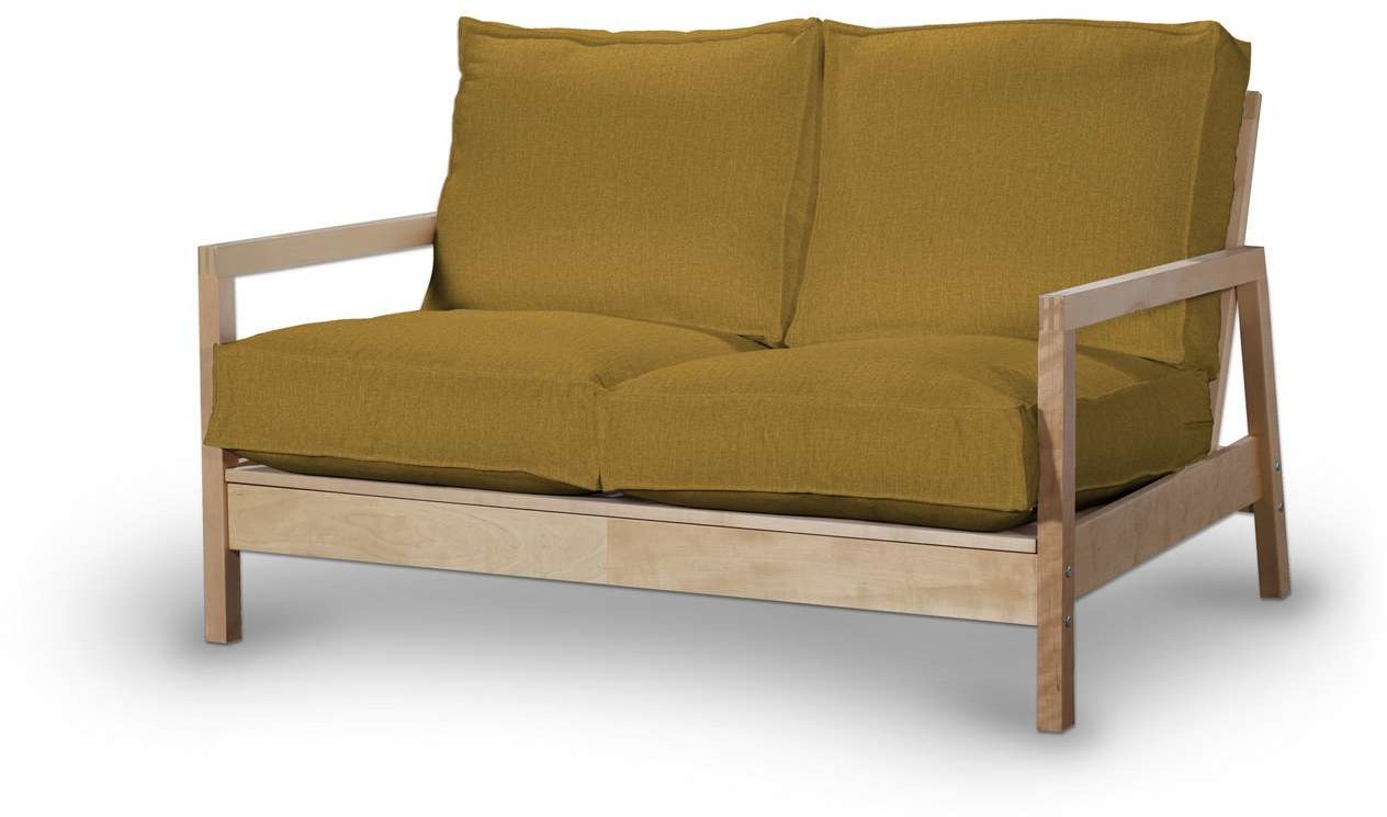 Dekoria pl pl Pokrowiec na sofę Lillberg 2-osobową nierozkładaną miodowy szenil Sofa Lillberg 2-osobowa City 627-704-82