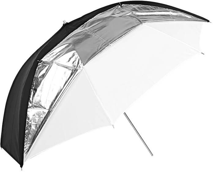 Godox Parasolka GODOX UB-006 czarno srebrno biała  84cm