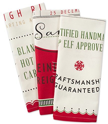 DII dekoracyjna ściereczka do naczyń ze 100% bawełny, można prać w pralce, nadaje się do codziennego użytku w kuchni, bardzo chłonna, z żakardu CAMZ37642