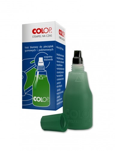 Colop Tusz do pieczątek 25ml zielony