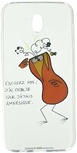 Samsung Caseink Etui ochronne do Galaxy J7 2017, ultracienkie, Shadoks Ameryka CPRNTSKJ730AMNESIA
