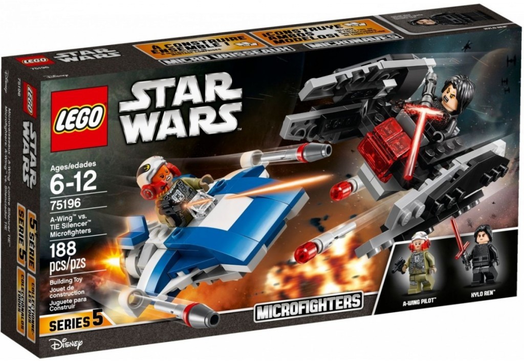 LEGO Star Wars TM A-Wing kontra TIE Silencer 75196