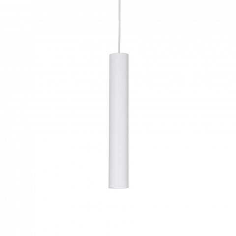 Ideal Lux Lampa wisząca Tube SP1 Small 211459 nowoczesna oprawa w kolorze białym 211459